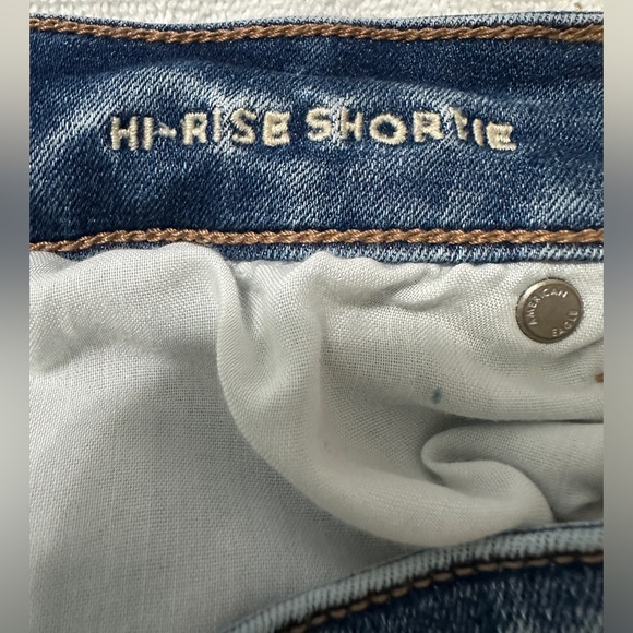 American Eagle Outfitters size 14 high-rise shortie jean short - Picture 5 of 8